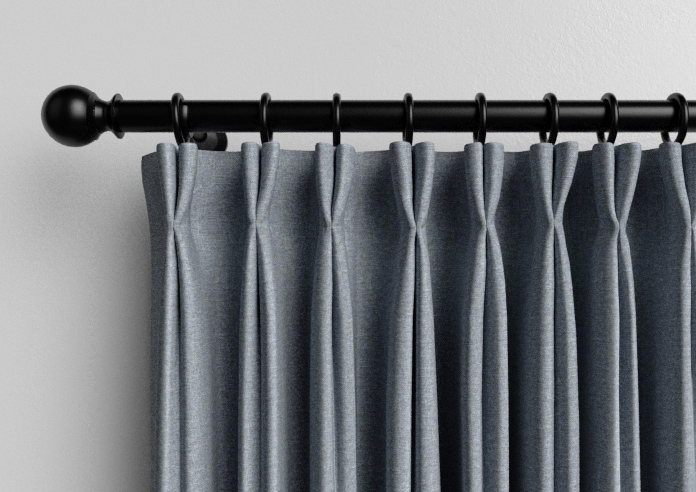 Carina, Cadet Blue - Made to Measure Curtains - Image 10